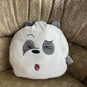 Miniso We Bare Bears Panda Plushie Pillow Blanket